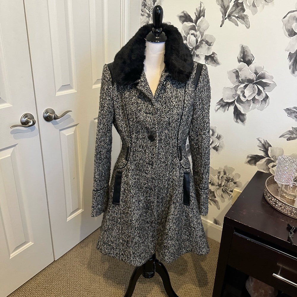 Peplum peacoat